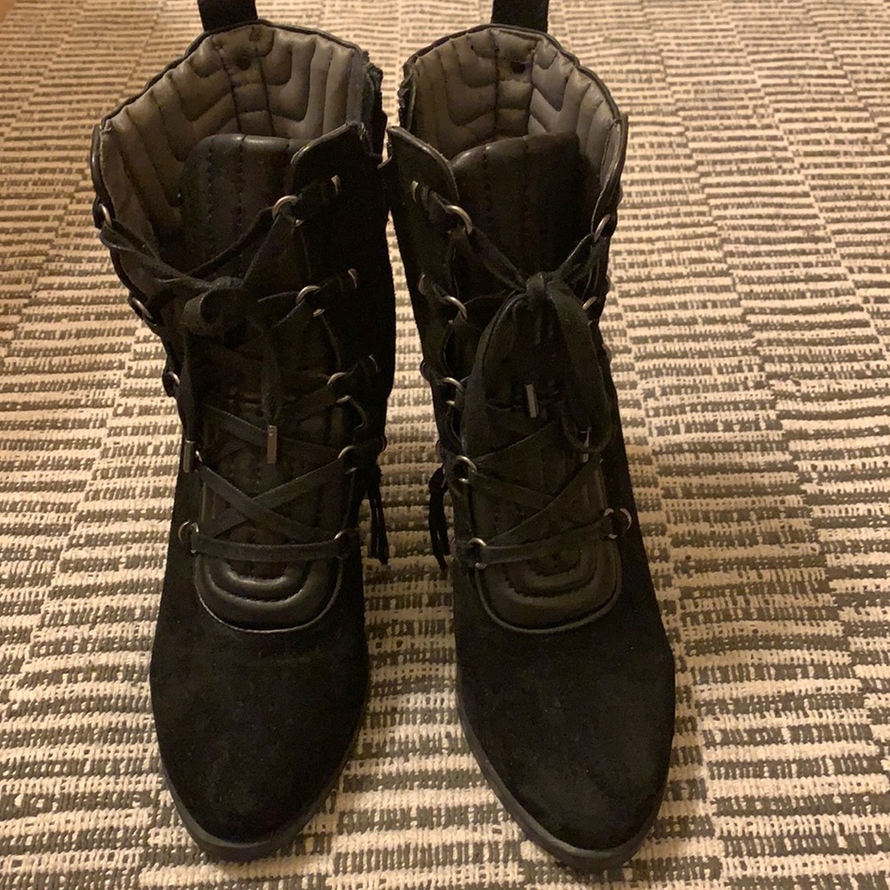 Lucca Lane faux suede boots